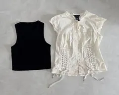 moda international シャツ　ブラウス　ヴィクシー　クロップドのサムネイル