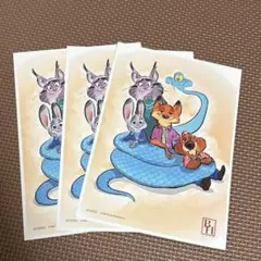 ズートピア2 映画入場特典 第6弾 プレミアムアートボード 3枚セット