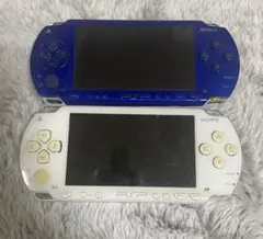 PSP 1000 パールホワイト ブルー 起動確認済