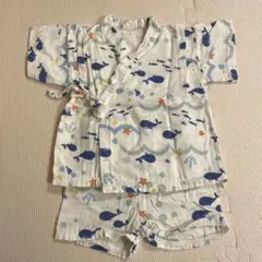 ベビー甚平　海の生き物　80㎝