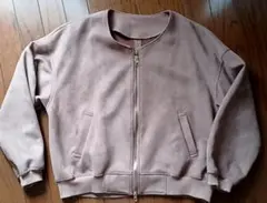ノーカラージャケット　レディース M