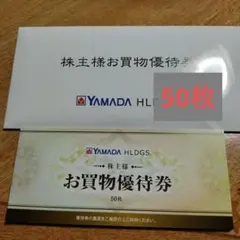 YAMADA HLDGS. お買物優待券 50枚 ¥500券