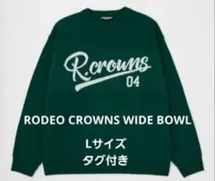 RODEO CROWNS WIDE BOWL メンズ スクリプトロゴ ニット