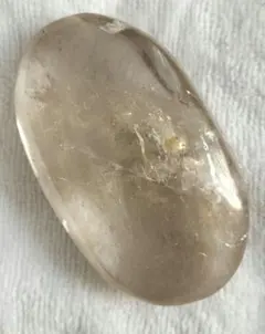 水晶原石パーム　虹入り　未使用