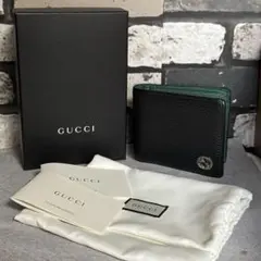 GUCCI グッチ インターロッキングG2つ折りコンパクト財布