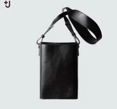 +J ユニクロ×ジルサンダー レザーショルダーバッグのサムネイル