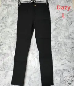 dazy スキニーパンツ カジュアルパンツ ストレッチパンツ レディース L 黒