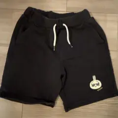 GU ちいかわ　ハーフパンツ ブラック