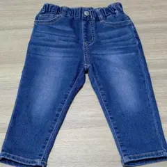 パンツ デニム ストレッチ ウエストゴム 90【美品】