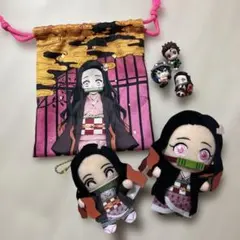 鬼滅の刃 禰豆子 ぬいぐるみセット　ハグコット
