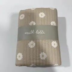 milk latte 花柄キルティング生地 150cm x 50cm 値下げ不可