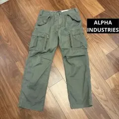 ALPHA INDUSTRIES カーゴパンツ オリーブ