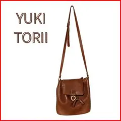 YUKI TORII ショルダーバッグ ブラウン　レディース　鳥居ユキ　巾着型のサムネイル