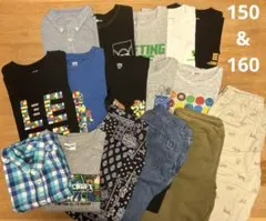 男の子　16点まとめ売り　150、160cm