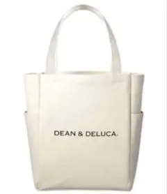 新品　DEAN & DELUCA トートバッグ キャンバス地 サイドポケト