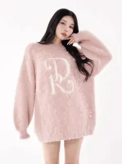 ダーリッチ DRジャガードニットプルオーバー LUCKY BAG ピンク