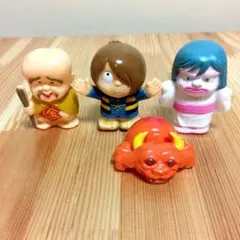 ゲゲゲの鬼太郎 鬼太郎 子泣き爺 砂かけ婆 牛鬼 指人形 4点セット