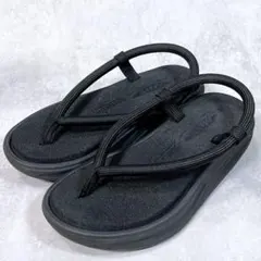 ☆極美品☆【MBT×buntaro】厚底サンダル (36) ローリングソール 黒のサムネイル