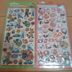 ボンボンドロップシール正規品ズートピア&めしめしボンボン