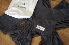 【美品】konny コニー　グレー ベビーキャリア　Sサイズ