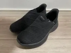 SKECHERS BOBS Slip-ins ブラック ワイドフィット25cm