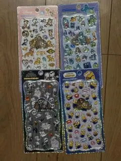 y*a様 ディズニーキャラクター　プチドロ 4シート