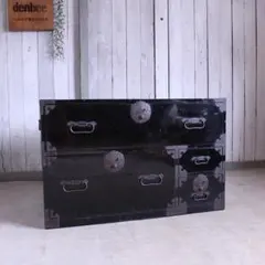 綺麗な丸金具庄内箪笥 2段 タンス 収納 古家具 古民家 時代家具 - メルカリ