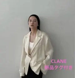 新品タグ付き【CLANE】TAILORED SATIN SHIRTのサムネイル