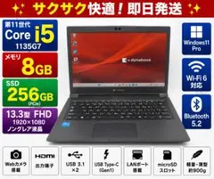 小型軽量✨️Win11 第11世代 薄型カメラ 仕事 すぐ使えるノート