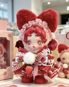 在庫1欄　POPMARTスカルパンダ着せ替えぬい服　24時間発送 65番」 ポップマート スカルパンダ ぬいぐるみ 着せ替え服 さくらんぼ