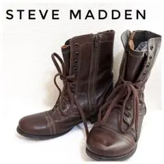 STEVE MADDEN Troopa（トルーパ）コンバットブーツ サイドジップ