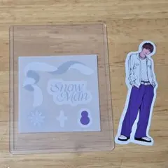 SnowMan スノ 韓国 pop-up ステッカー トレカデコケース 深澤辰哉
