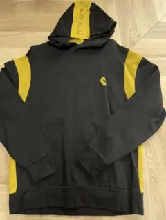 CRONOS フード付きウェア 黒と黄色　パーカー
