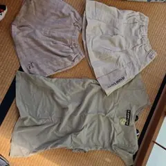 JENNI LOVE ベージュスカートショートパンツ、ワンピースセット160cm