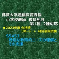 佛教大学　通信　特別支援　合格　レポート　リポート　全12科目 佛教大学 通信 特別支援 合格 レポート リポート 全12科目