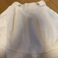 evelyn ビジュー付きツイードフレアスカート ホワイト
