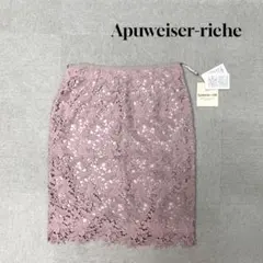 ★新品★ Apuweiser-riche レーススカート　ピンク　Mサイズ