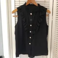 トップス　ブラウス　ブラック　M