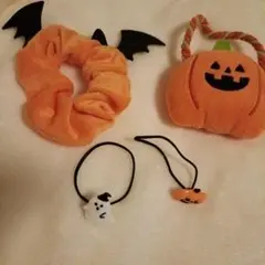 ハロウィン ヘアアクセサリー 等の4点セット