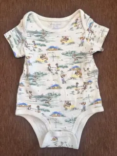 ラルフローレン　ポロベア　コットンロンパース