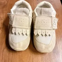 New Balance IZ996 タッセルスニーカー 16.5cm ベージュ