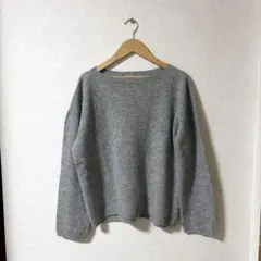 ギャルリーヴィーGALERIE VIE ニット 長袖 グレー トゥモローランド