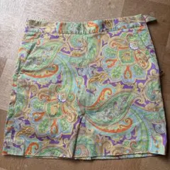 Ralph Lauren Golf ペイズリー柄スカート 00（XS）