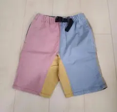美品　BREEZE クレイジーパターン ハーフパンツ 130cm