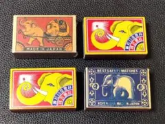 レトロ ◇ マッチ ◇ 象デザインのサムネイル