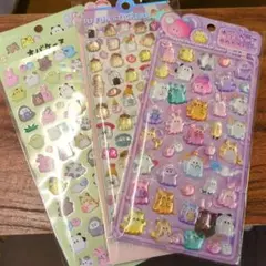 オバケーヌ　ボンボンドロップシール　3枚セット