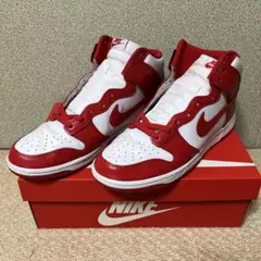 NIKE ダンク ハイ チャンピオンシップ ホワイト アンド レッド