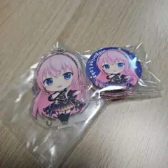 プロジェクトセカイ くじ アクリルスタンド 缶バッチ 巡音ルカ セット