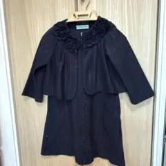 【値下げ】hakka kids ネイビーストライプフォーマルドレス3点セット