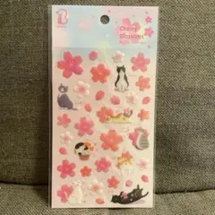 ☆即日発送☆ Nekoni ぷっくりシール 桜 猫 新品未開封 1点